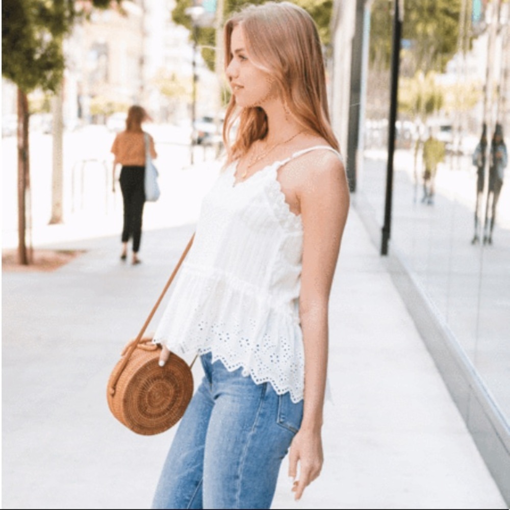 AMARYLLIS APPAREL Sophie Tank X-Small White